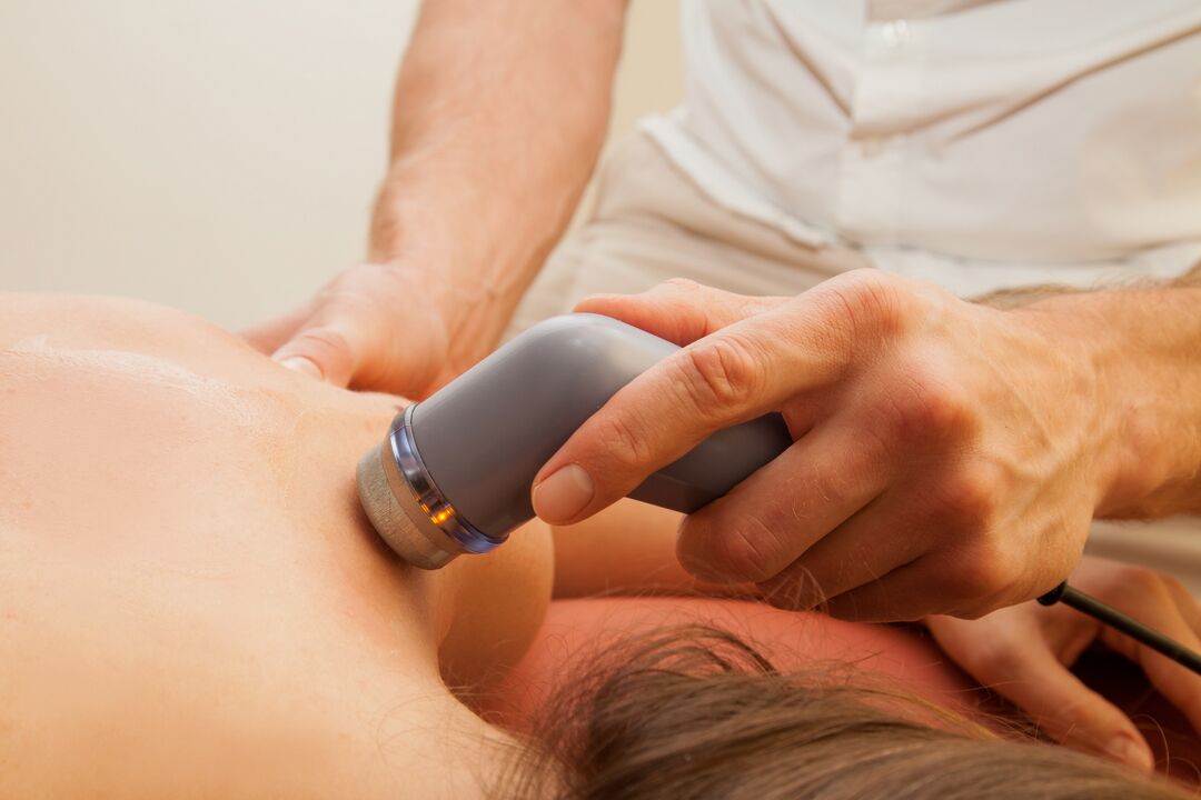 masajeador para el tratamiento de la osteocondrosis cervical